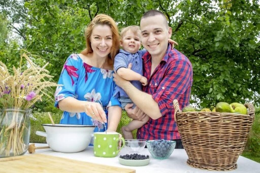 Petra Tóthová s rodinou