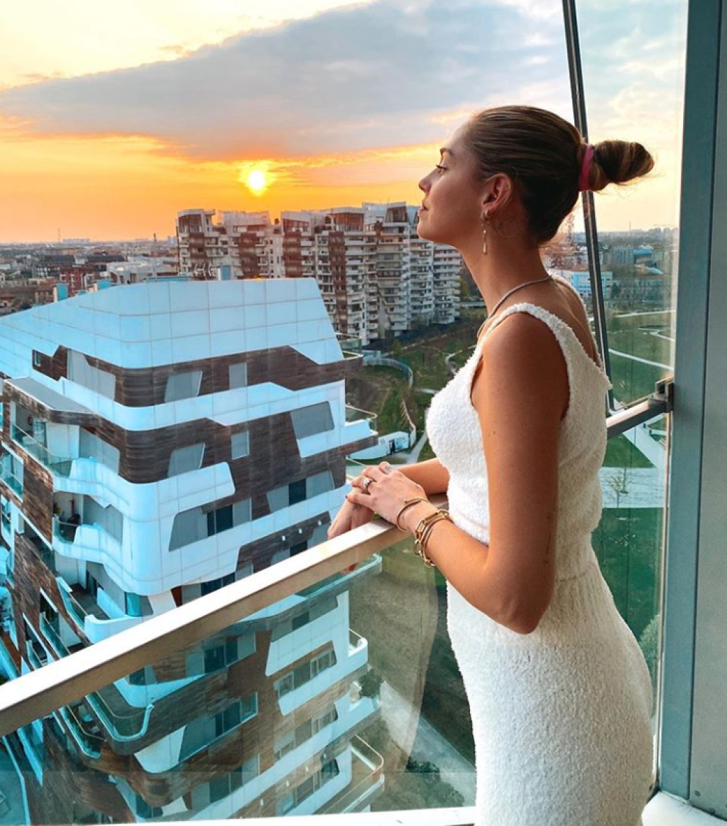 Talianska influencerka Chiara Ferragni