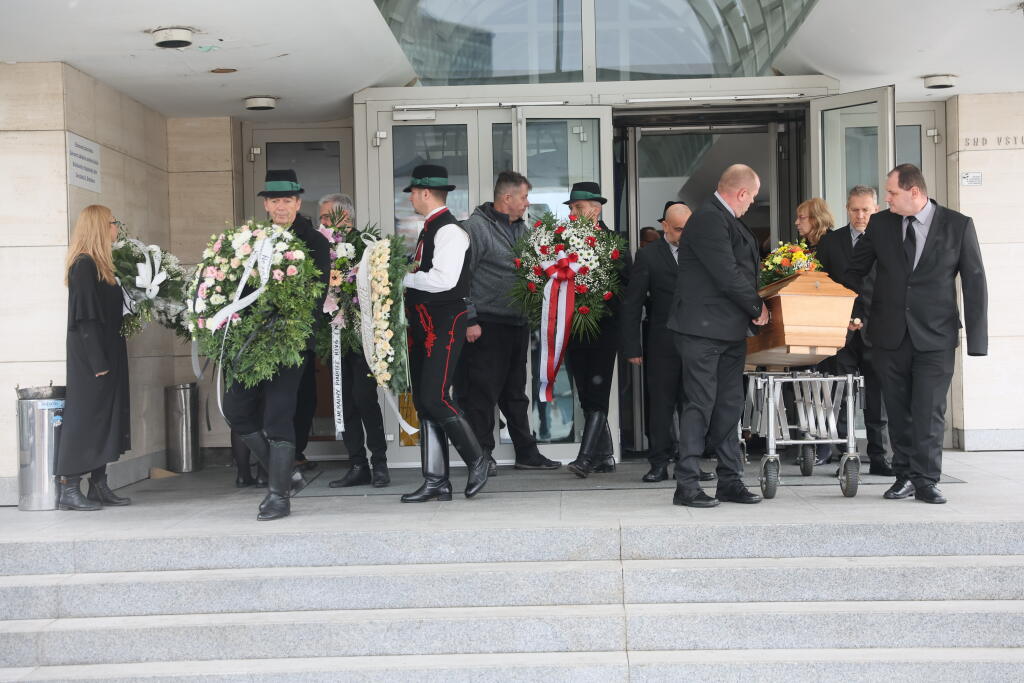 Herci odprevadili Marínu na jej poslednej ceste.