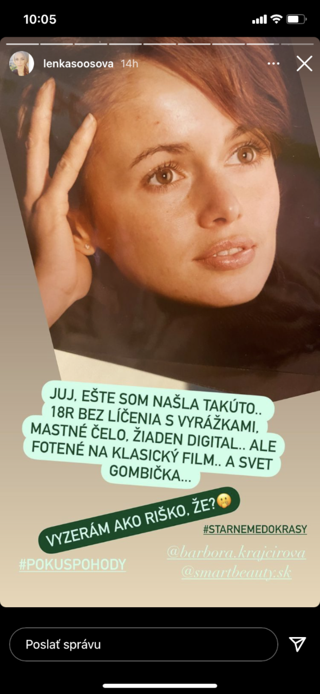 Lenka Šóošová ako 18-ročná!