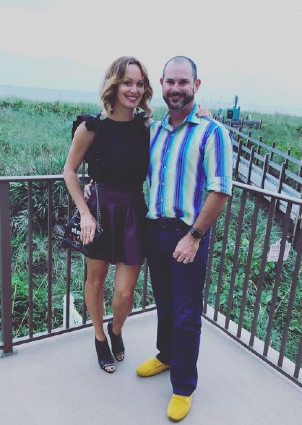 Rory Sabbatini s manželkou Martinou, vďaka ktorej sa rozhodol reprezentovať Slovensko.