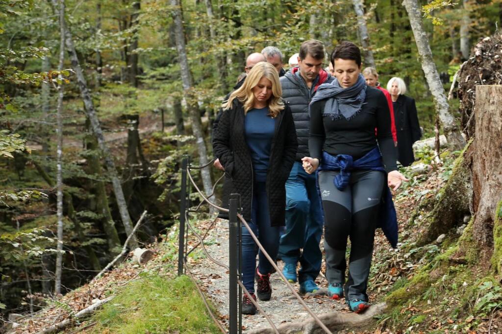 Zuzana Čaputová túto jeseň zamierila do chránených parkov v Slovinsku.