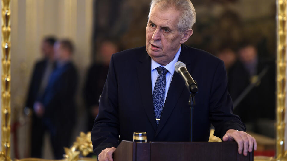 Český prezident Miloš Zeman