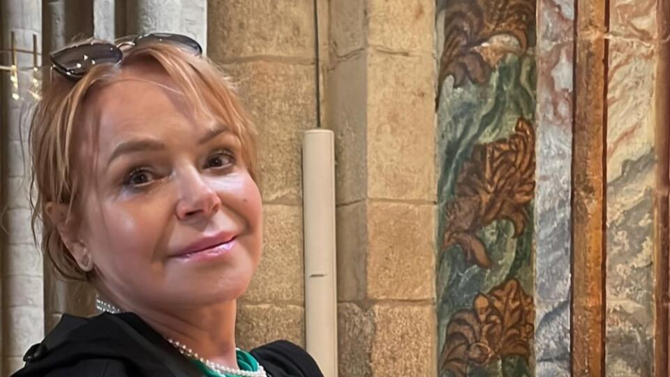 Dagmar Havlová dorazila do cieľa, do katedrály v Santiago de Compostela.