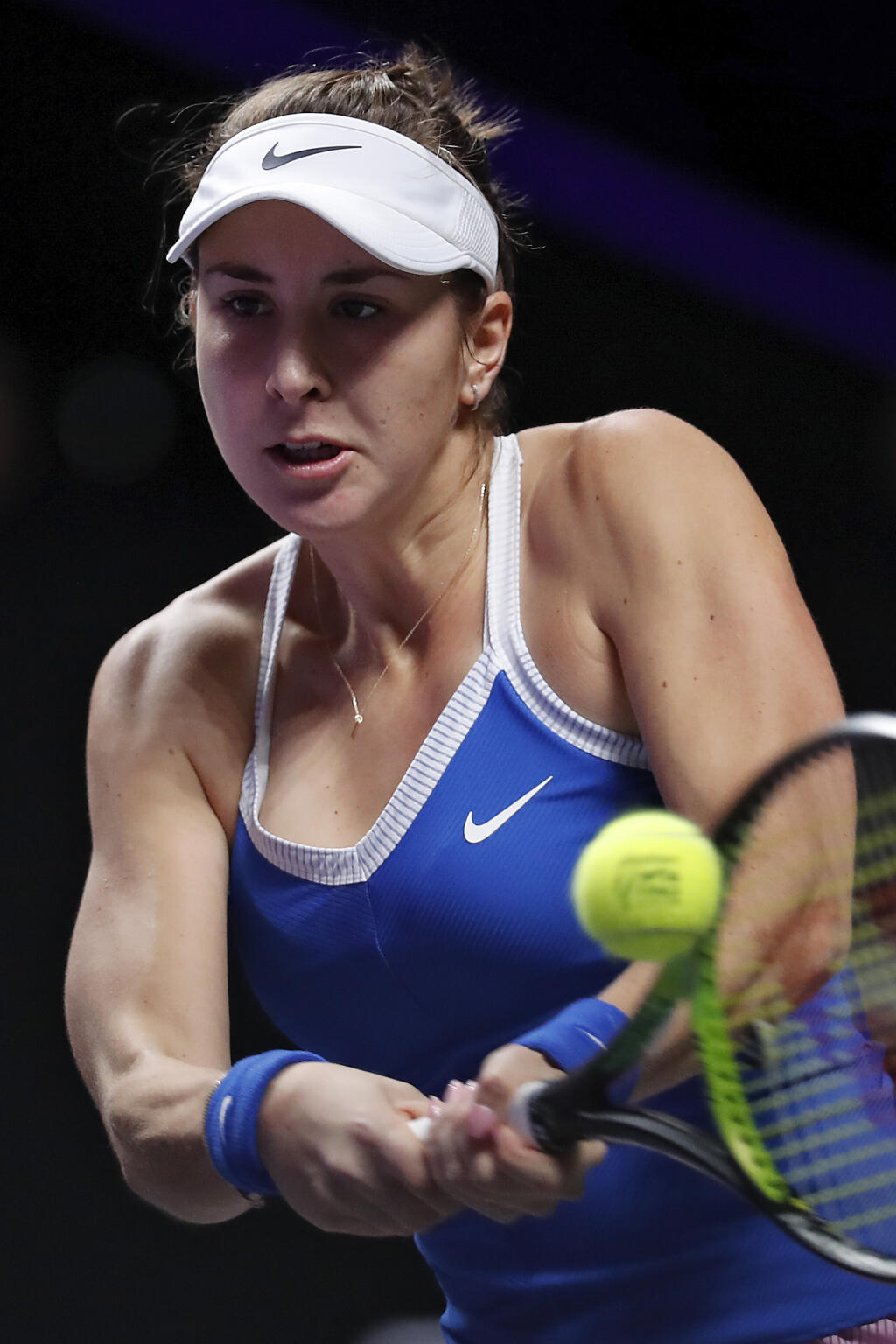 Na snímke je švajčiarska tenistka Belinda Benčičová.