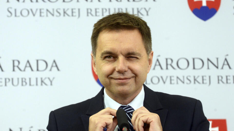 Na snímke minister financií SR Peter Kažimír.