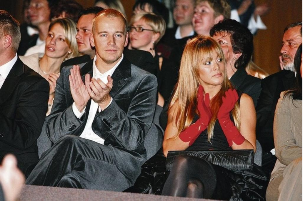 Boris Kollár a Martina Sabbatini, vtedy ešte Štofaníková, v období, keď spolu randili sa ukázali aj na módnej prehliadke Lýdie Eckhardt.