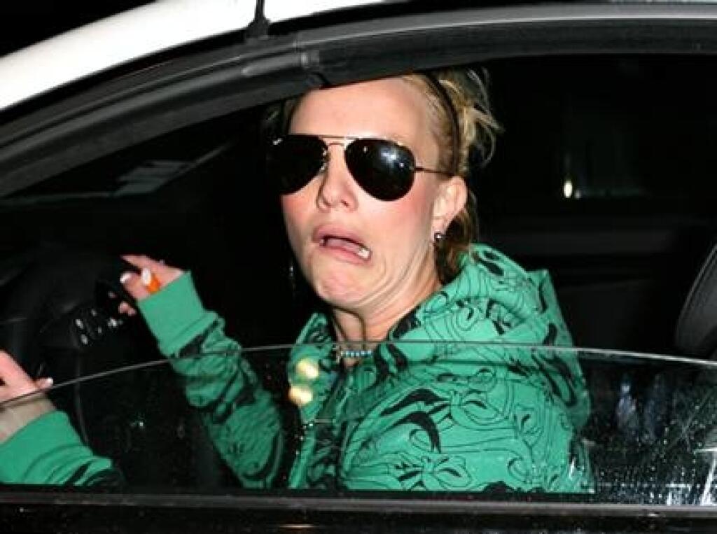 Britney Spears vo svojich horších časoch.