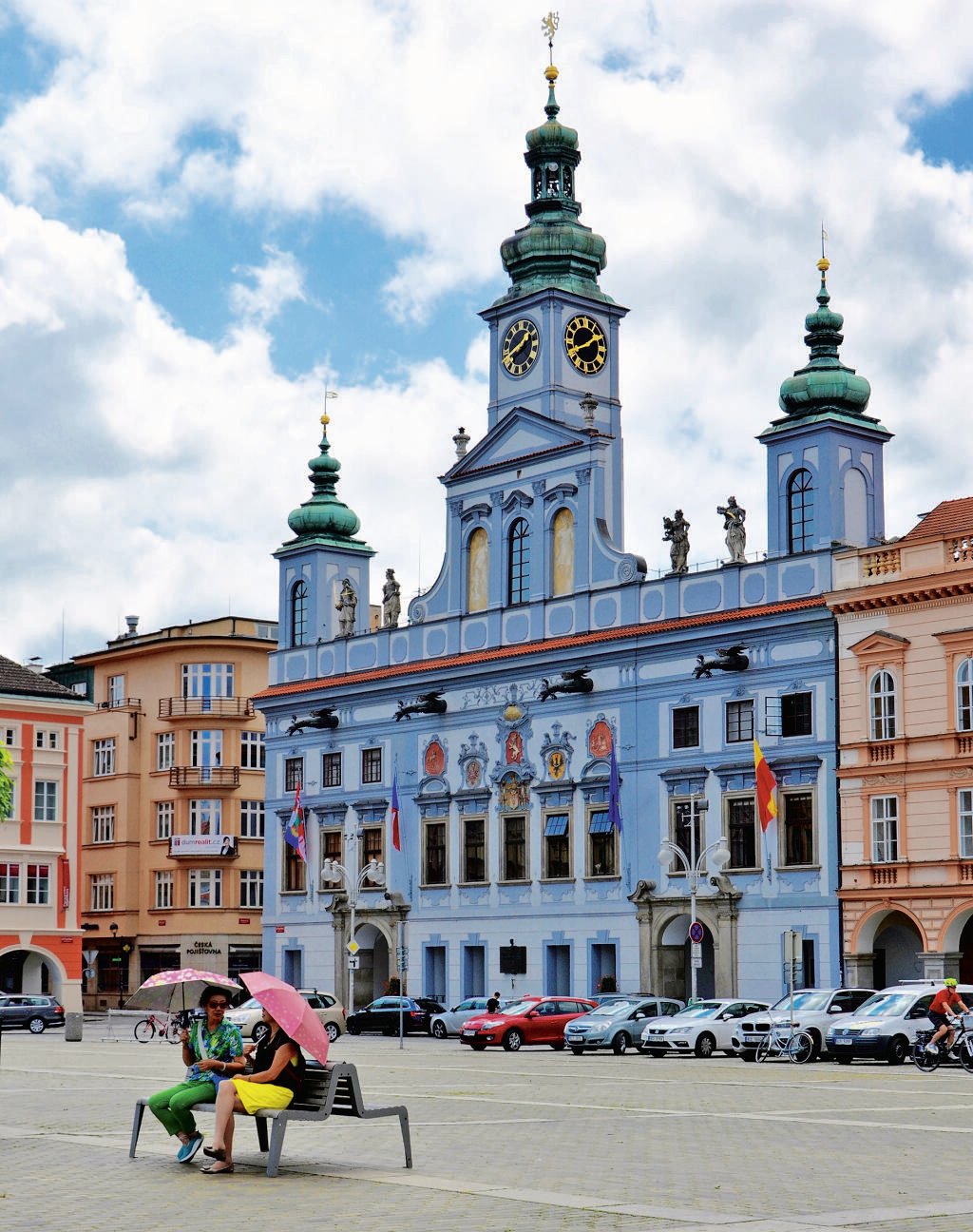 Historické centrum Českých Budejovíc má dokonalú romantickú atmosféru.