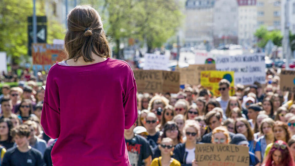 SR Akčný deň študenti klimatické zmeny protest BAX