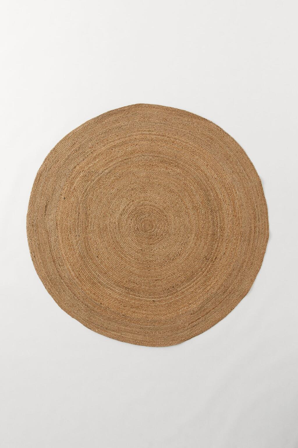 4. Okrúhly jutový koberček, H&M Home, 84,99 €
