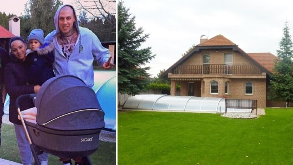 Kompletná Rodinka: Tina s manželom Separom, so synom Leom a s dcérkou v kočíku.