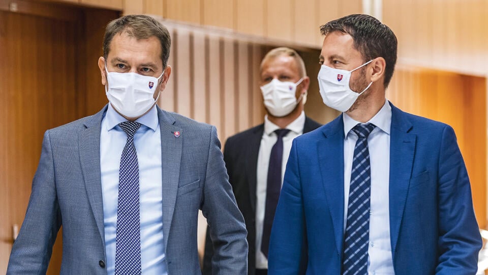 Eduard Heger a Igor Matovič sa vo svojich funkciách vymenia.