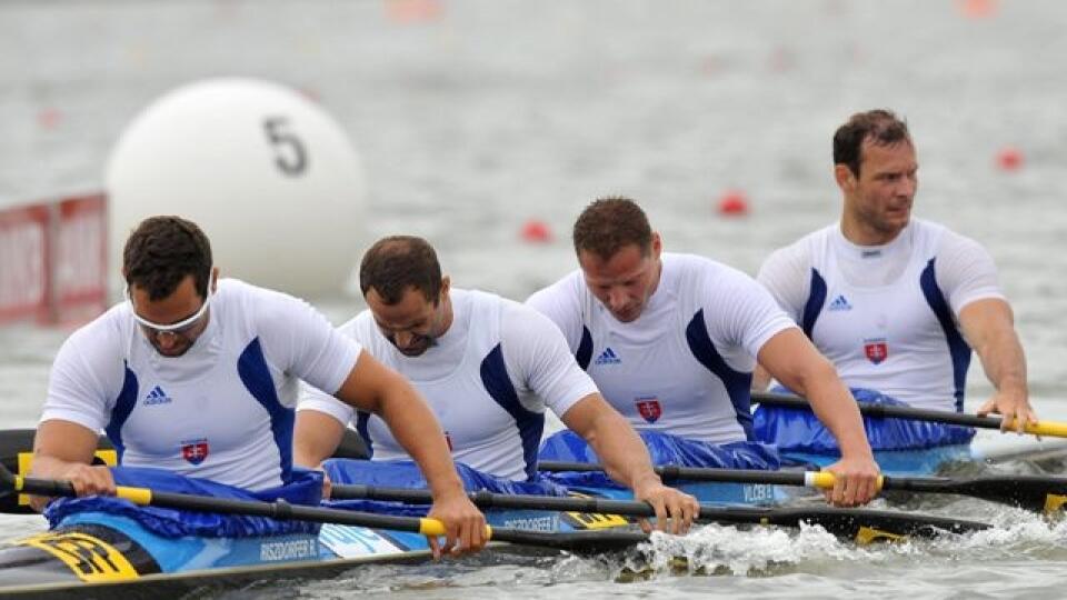Elitný slovenský štvorkajak v zložení
Richard Riszdorfer, Michal Riszdorfer, Erik Vlček, Juraj Tarr