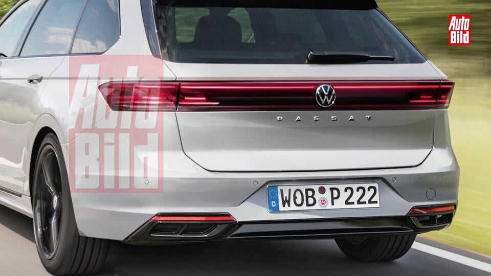 Volkswagen Passat 9. generácie - vizualizácia nemeckého Auto Bildu.