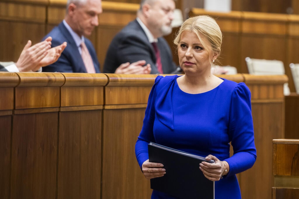 Prezidentka Zuzana Čaputová vystúpila so správou o stave republiky pred poslancami NR SR 