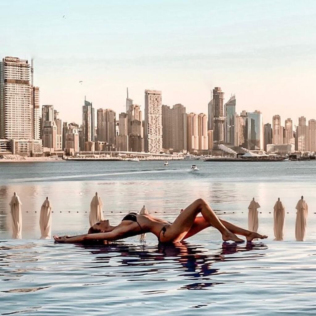 Andrea Verešová oddychuje v Dubaji.