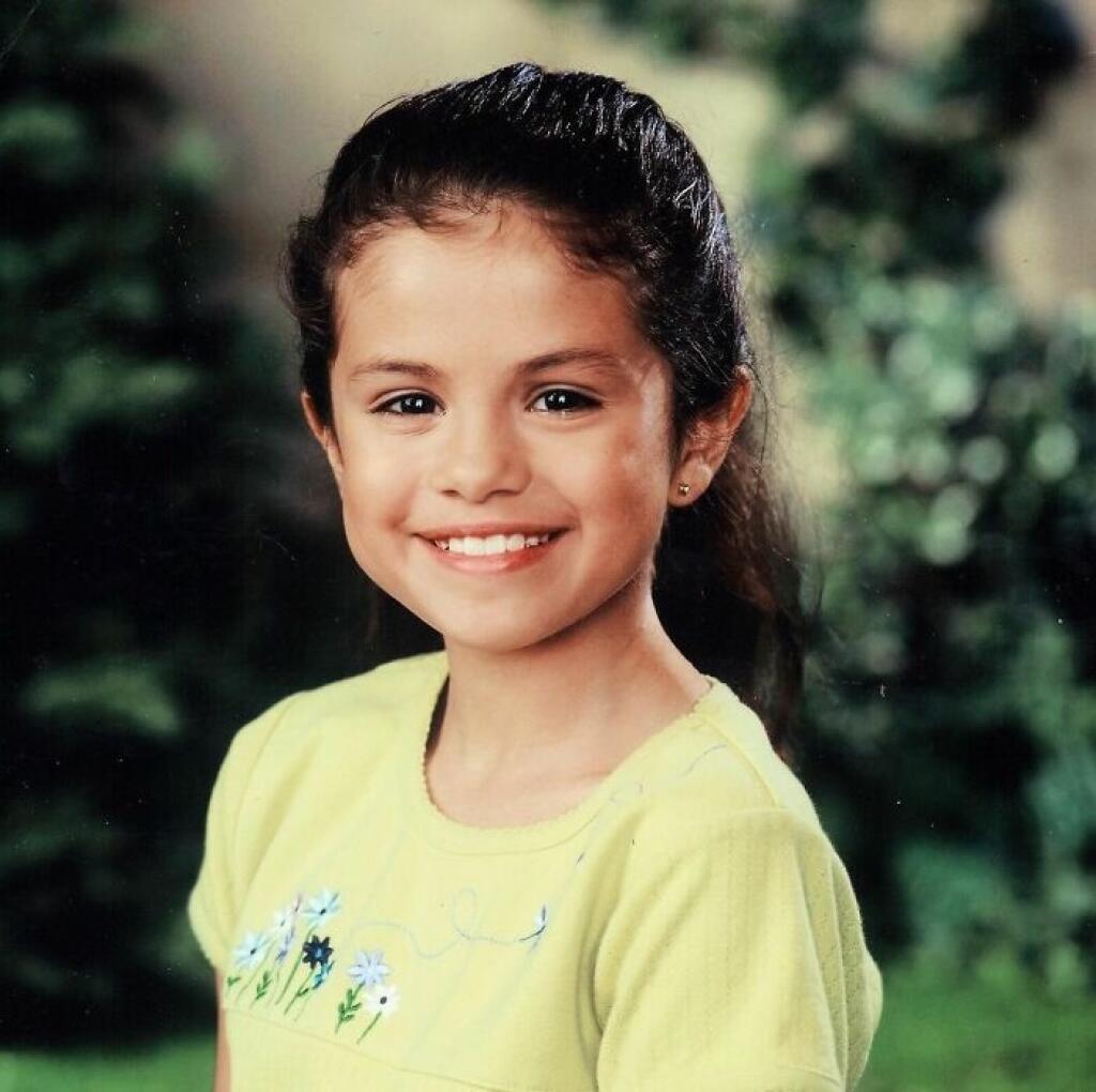 Selena Gomez ako malé dievčatko.