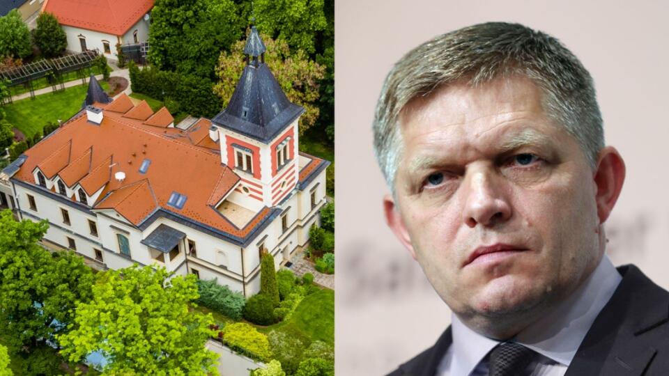 Robert Fico býva v kaštieli