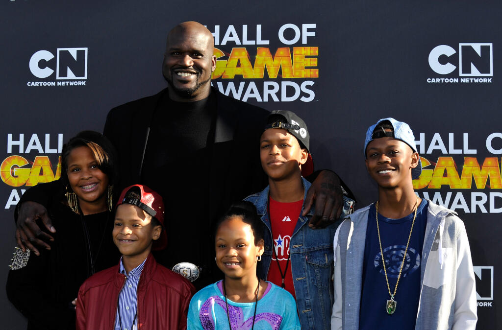 Shaquille O'Neal s deťmi.