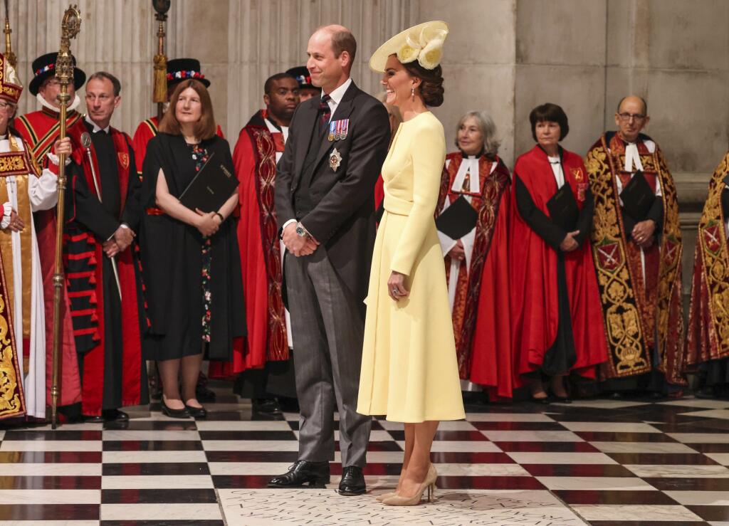 Oslavy platinového jubilea kráľovnej Alžbety II.: Princ William a vojvodkyňa Kate.