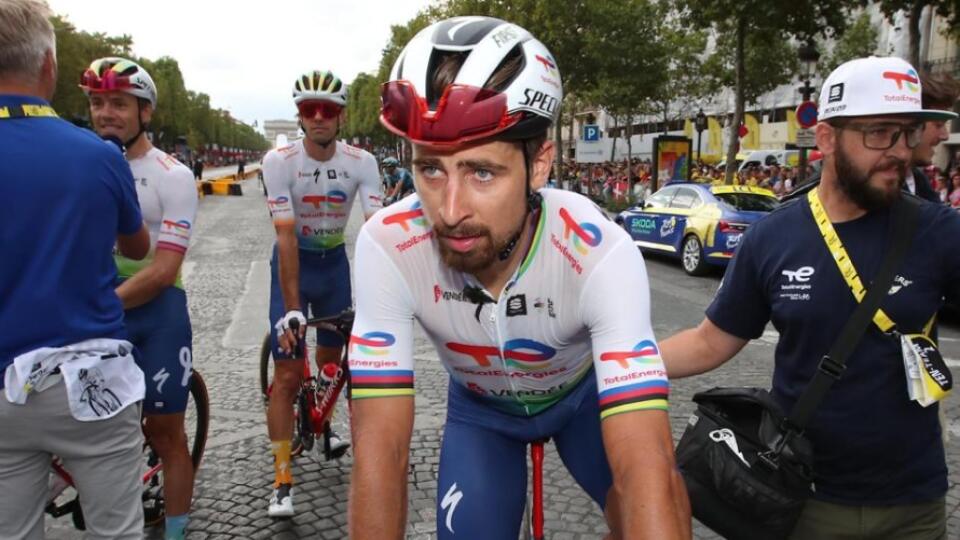 Sagan bol naozaj šťastný, že už došiel do cieľa.