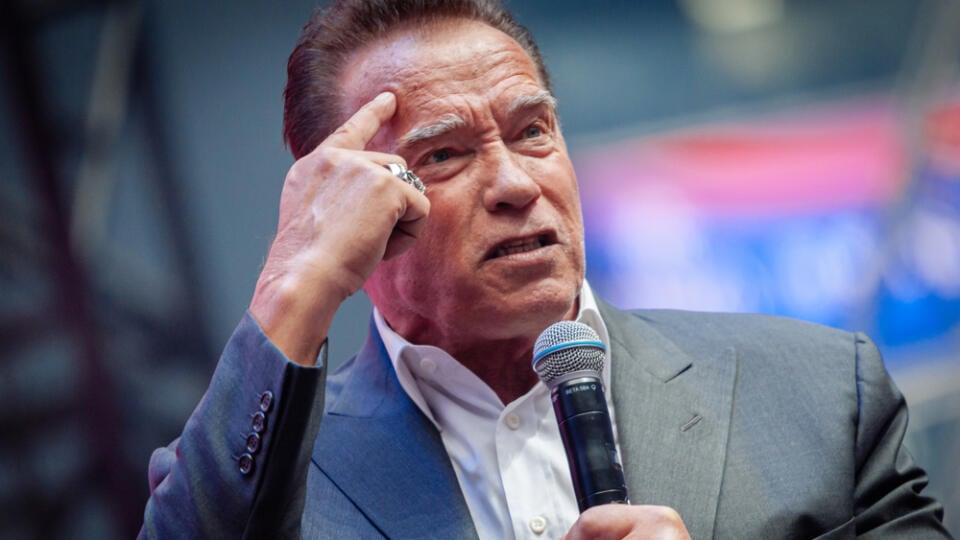 Saint,Petersburg,/,Russia,-,10.04.,2019:,Arnold,Schwarzenegger,At