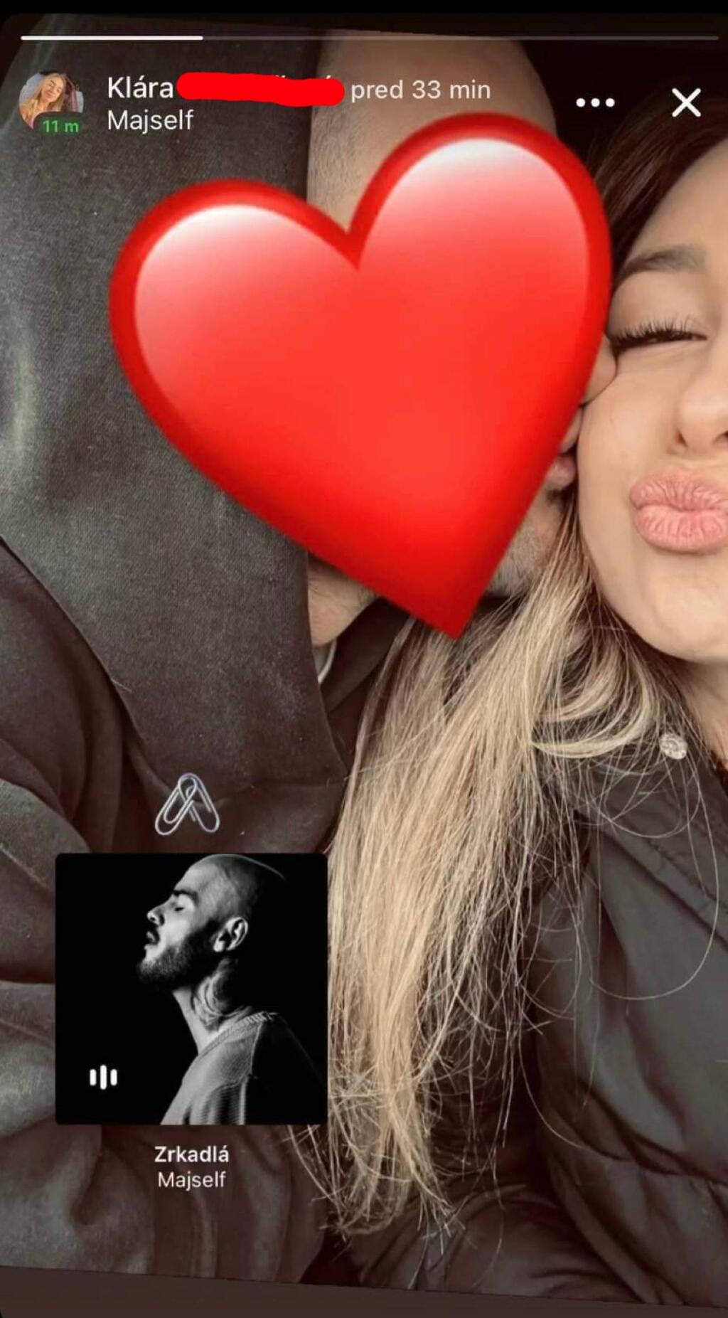 Klára následne zverejnila na Instagrame aj túto FOTOGRAFIU. Podľa zdroja magazínu EMMA má byť na fotke manžel Dominiky Mirgovej