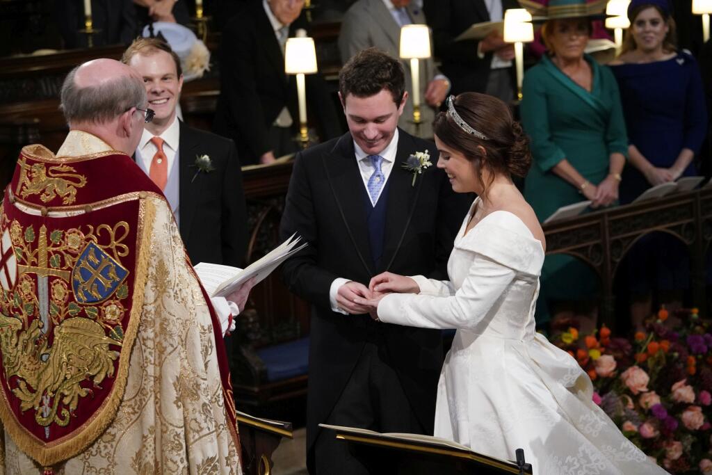 Svadba princeznej Eugenie a Jacka Brooksbanka.