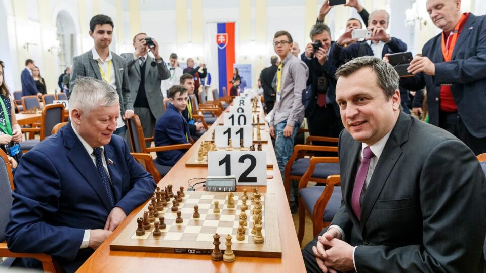 Andrej Danko a Anatolij Karpov