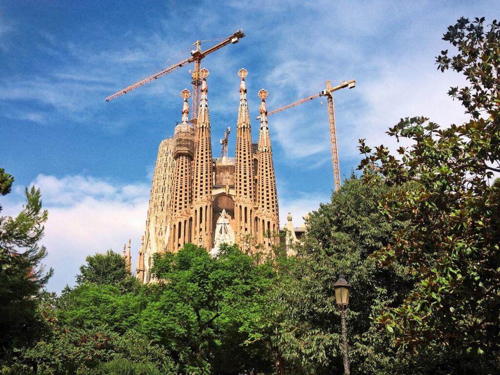 Nedokončená: Na bazilike  Sagrada Familia sa stále pracuje.