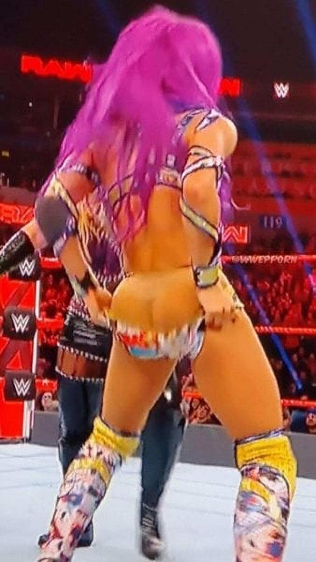 Sasha banks butt naked