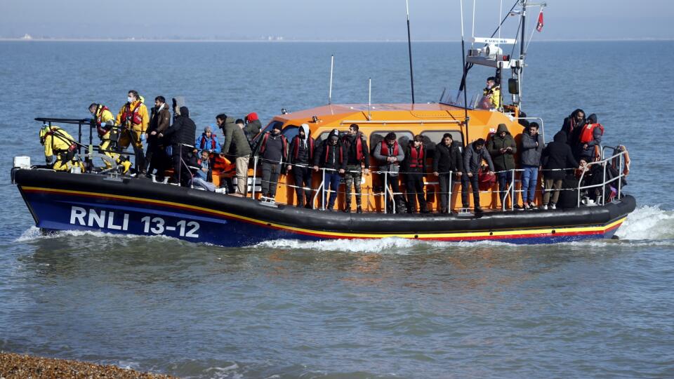 Dungeness,,Kent,,Uk,,April,25th,2022,,Migrant,Beach,Landing,In