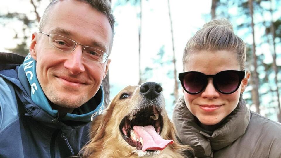 Zuzka a Miško vo svojom prirodzenom prostredí, v prírode s milovaným Hektorom.
