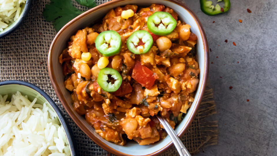 Chilli con tofu