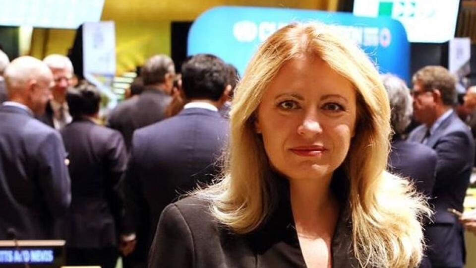 Zuzana Čaputová na klimatickom summite v New Yorku.
