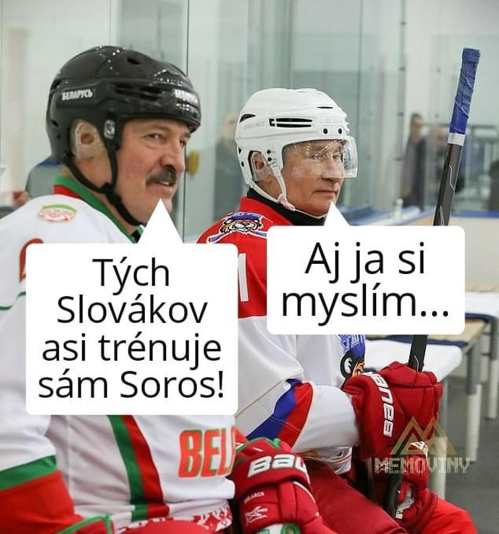 Slovenskí hokejisti zdolali favorizovaných Rusov a satirické stránky vychrlili množstvo vtipov.