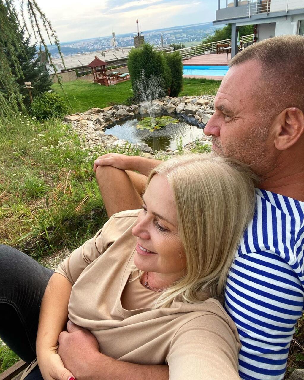 Vačková s priateľom Petrom
