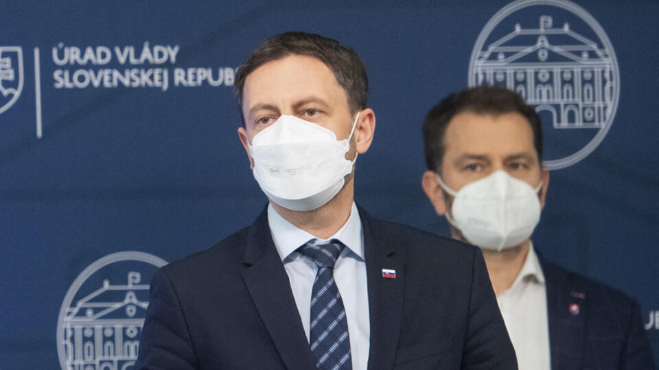 Eduard Heger a Igor Matovič