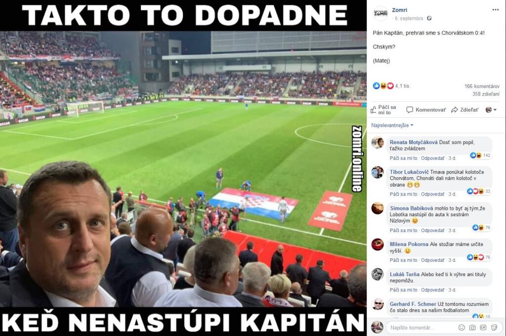 Po prehre s Chorvátskom sa na internete objavilo množstvo vtipov, ktorých hlavnou postavou bol práve Danko.