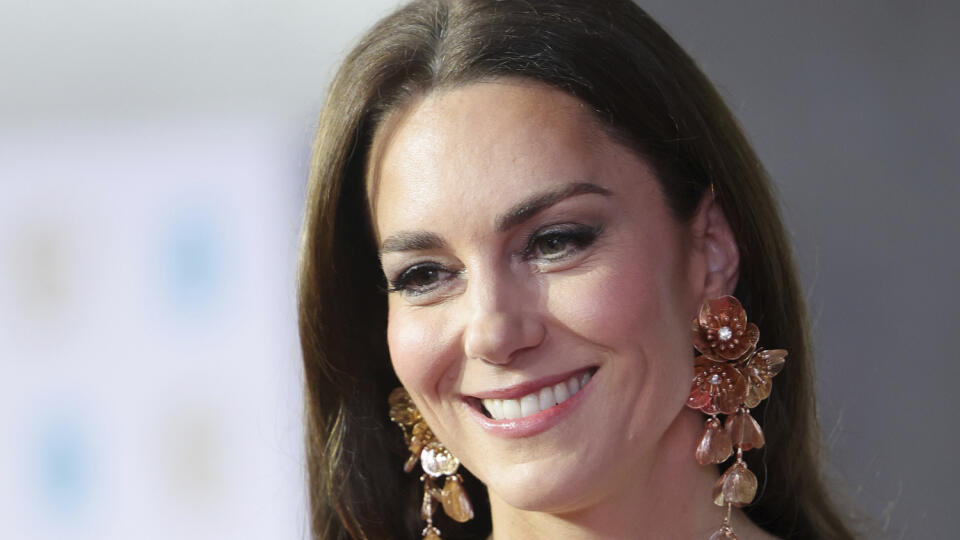 Kate, princezná z Walesu, prichádza na odovzdávanie cien Britskej akadémie filmových a televíznych umení (BAFTA) v Londýne 19. februára 2023.