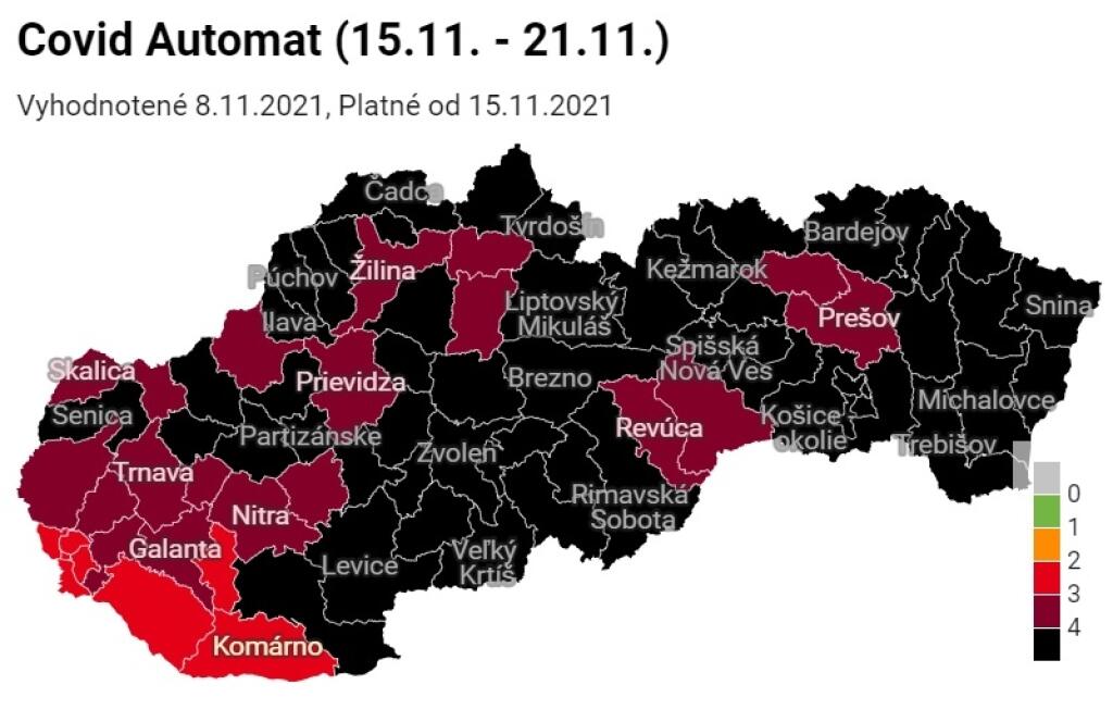 Covid automat od 15. novembra