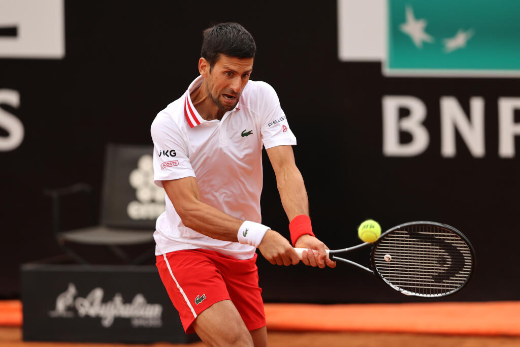 Novak Djokovič na turnaji v Ríme.