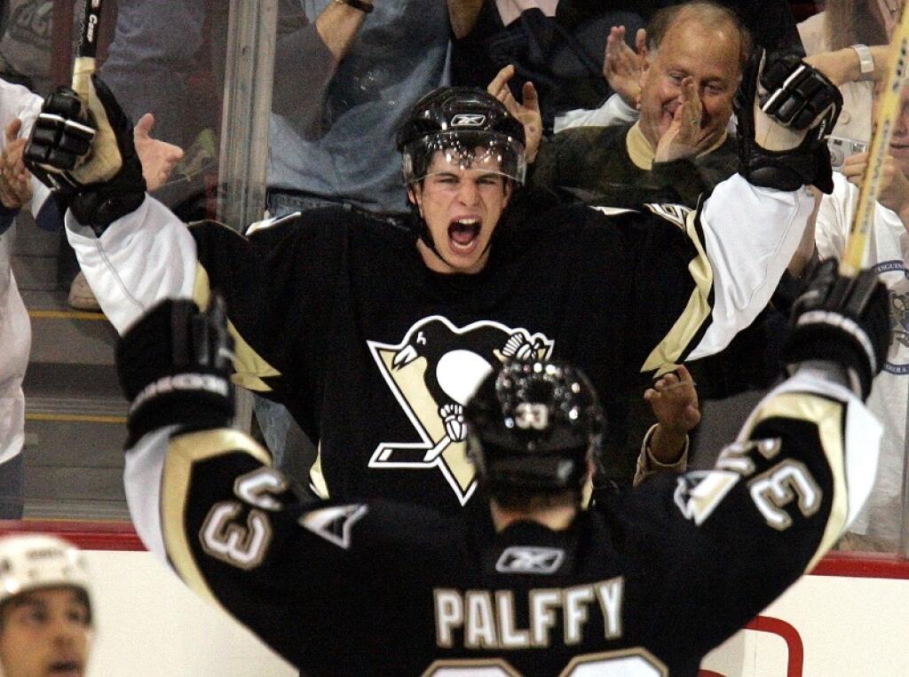 Pálffyho radosť s Crosby v drese Pittsburghu.
