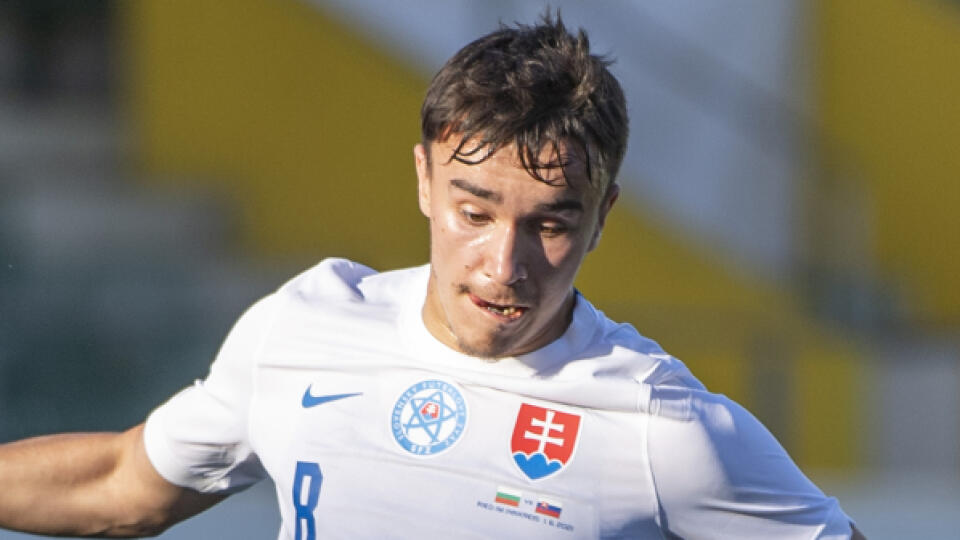 Na snímke David Strelec (Slovensko) v prípravnom zápase pred EURO 2020 vo futbale Slovensko – Bulharsko v rakúskom meste Ried im Innkreis v utorok 1. júna 2021. FOTO TASR – Martin Baumann