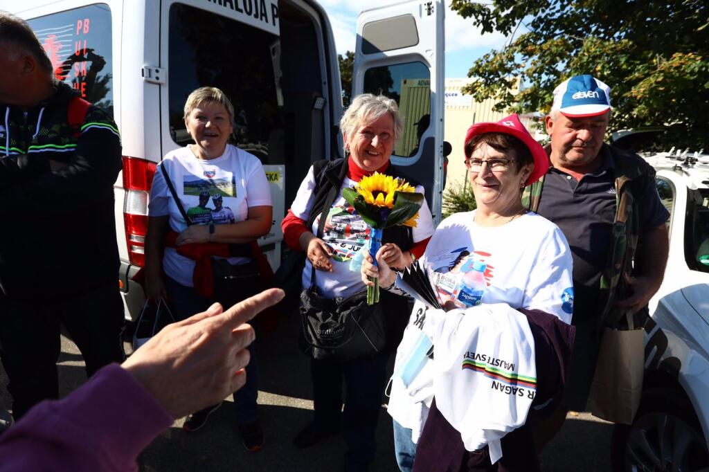 Svojich synov prišla priamo do Trnavy pozrieť mama Helena, ktorá žije v Domove pokoja Žofie Bosniakovej v Tepličke nad Váhom.