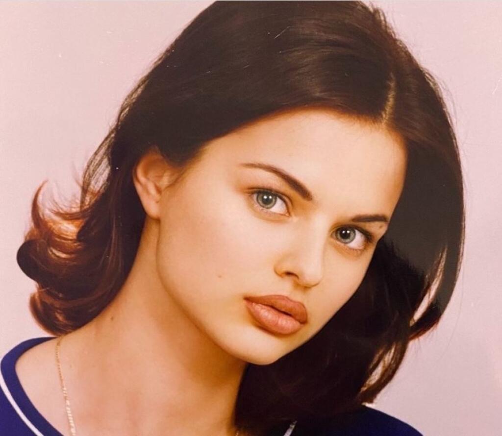 Silvia Kucherenko ako tínedžerka