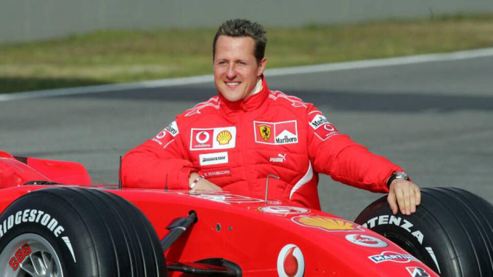 Michael Schumacher v časoch najväčšej slávy.