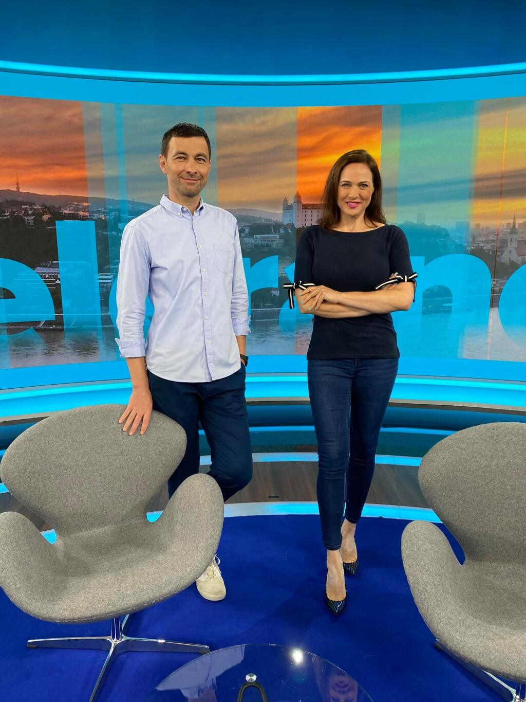 Moderátori Daro Richter a Adriana Poláková po spoločných 14 rokoch v Teleráne končia.