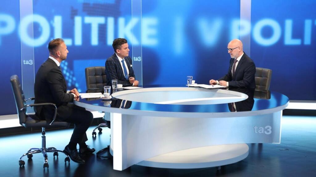 Hosťami relácie V politike boli Matúš Šutaj Eštok aBranislav Gröhling.